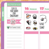 Japanese Food Sushi and Sashimi Time! Munchkin Planner Stickers