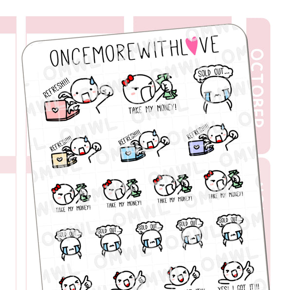 Once More With Love Take My Money! Super Exclusive Online Shopping Sticker