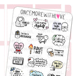 Once More With Love You Will Be All Right Sticker