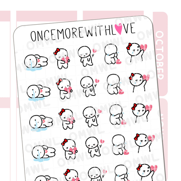 Once More With Love Sticker Heartbreak Sticker