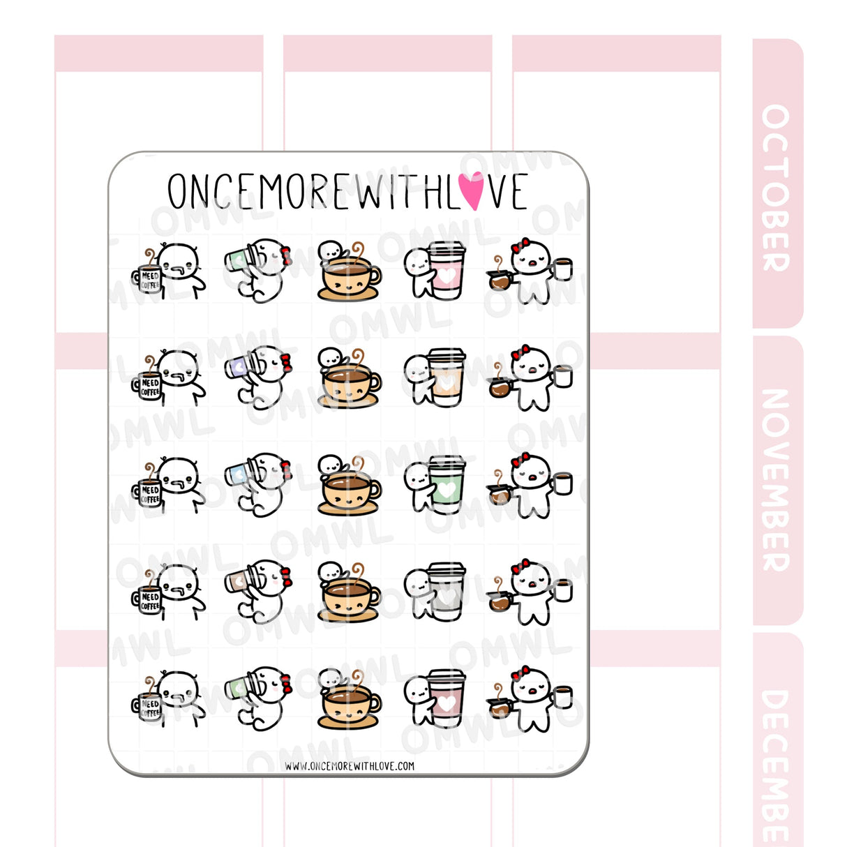 Pegatina M633 Coffee Time 2.0