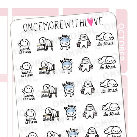 M657 Pero estoy cansado...Pegatina