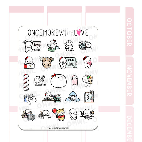 Once More With Love - M696 Four Year Anniversary Favorites Sampler Sticker
