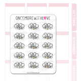 Pegatina de fiesta familiar M704