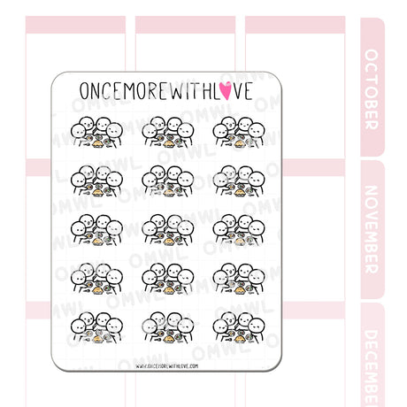 Pegatina de fiesta familiar M704