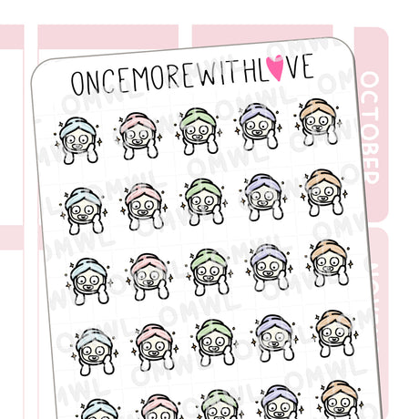 M706 Face Mask 2.0 Munchkin Planner Stickers