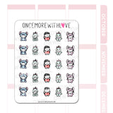 Ohana Means Family Munchkin Planner Stickers m714