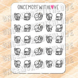 Living With Your Demons Munchkin Planner Stickers