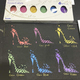 Kuretake Gansai Tambi Gem Colors 6 Color Set