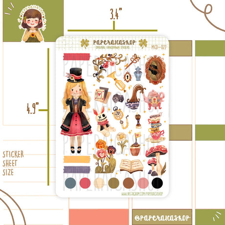 PaperaicaShop Alice in Wonderland Sticker