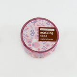 Deco Pink Geometric Washi Tape • Round Top Masking Tape Material Michemon