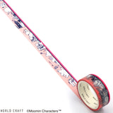Moomin Washi Tape Pink Border