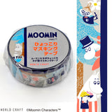 Moomin Washi Tape Forest Grey