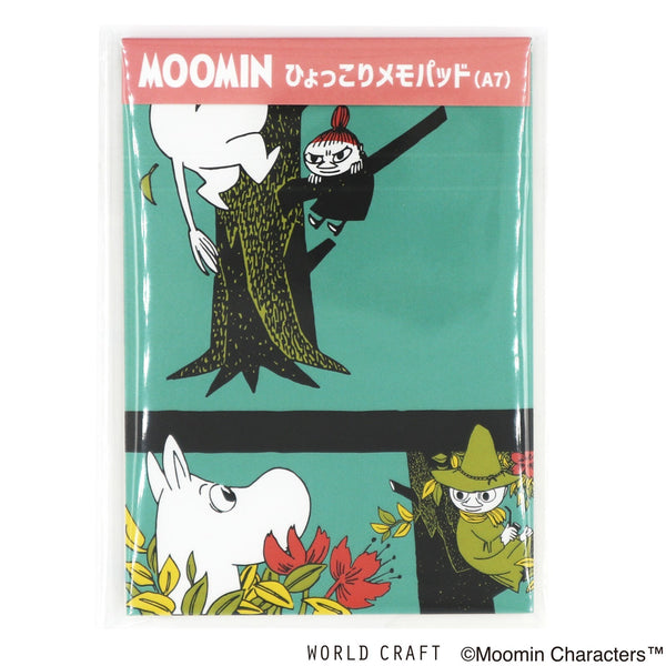 Moomin Memo Pad A7 Wood Green