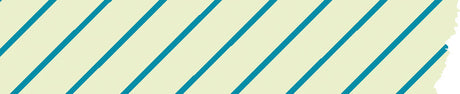 Mint Stripe Washi Tape Masté
