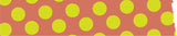 Neon Red & Yellow Dot Japanese Washi Tape • Basic Masté Masking Tape