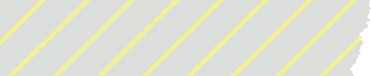Neon Yellow Stripe Washi Tape Masté