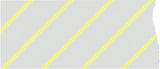 Neon Yellow Stripe Washi Tape Masté