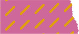 Neon Pink Line Japanese Washi Tape • Basic Masté Masking Tape