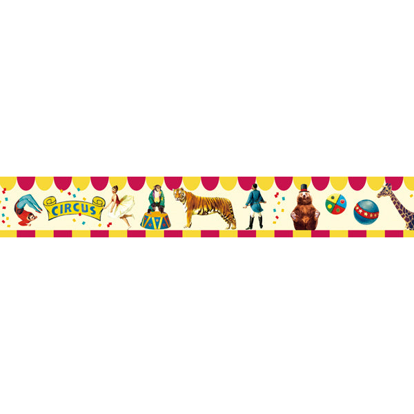 QYマステ12月新作CIRCUS PET Circus Japanese Washi Tape • Animal Series Masté – Little Craft Place