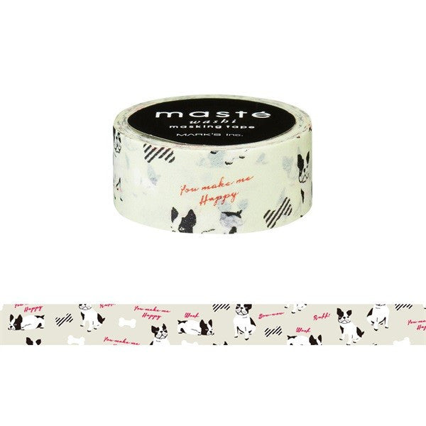 French Bulldog Japanese Washi Tape • City Masté Masking Tape