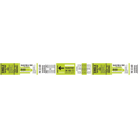 Travel Ticket Japanese Washi Tape • Masté Masking Tape City