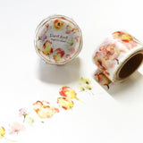 Flower Song 小徑文化×Liang Feng Watercolor Path Round Top Masking Tape