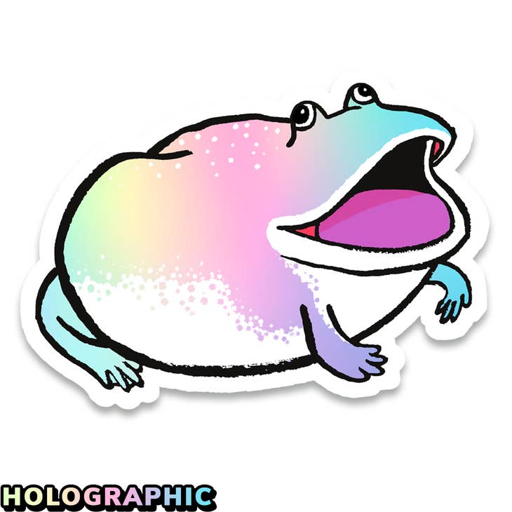 Magic Frog Pfp Magic Frog Sticker Holographic – Little Craft Place