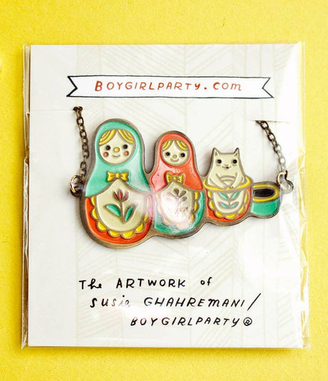 Matryoshka Nesting Doll Necklace