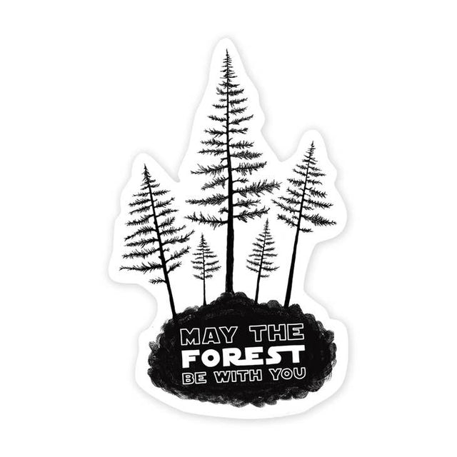 May The Forest Be With You Vinyl Sticker