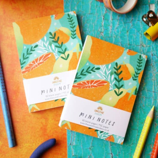 Tropicana Oranges Notepad Mini Notes A7