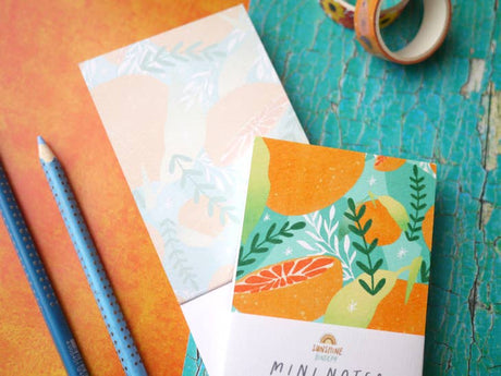 Mini bloc de notas A7 de naranjas Tropicana