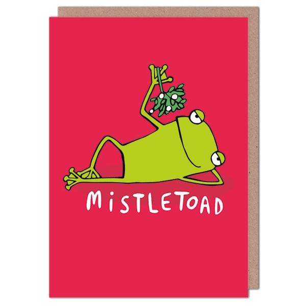 Mistletoad Christmas Card