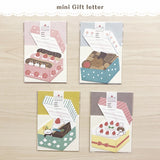 Cake Shop Mizutama Mini Letter Set