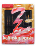 Kolinsky Sable Watercolor Brush Set in Wallet