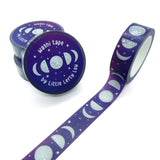 Moon Phases Washi Tape with Foil