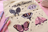 Moth Season Tote Bag