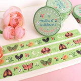 Moths & Wildflowers Washi Tape