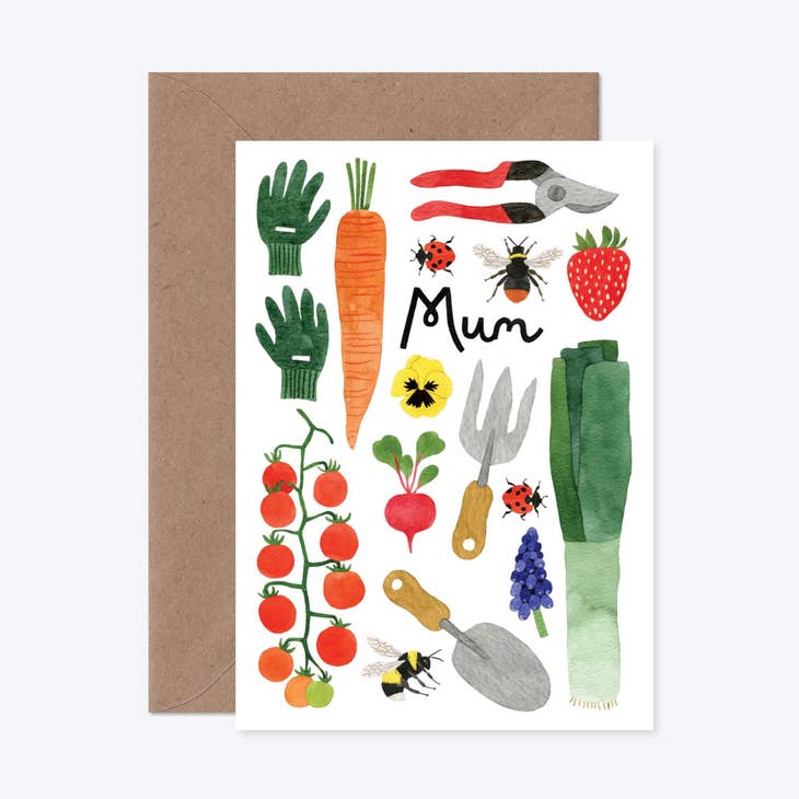 Mum Gardening Card