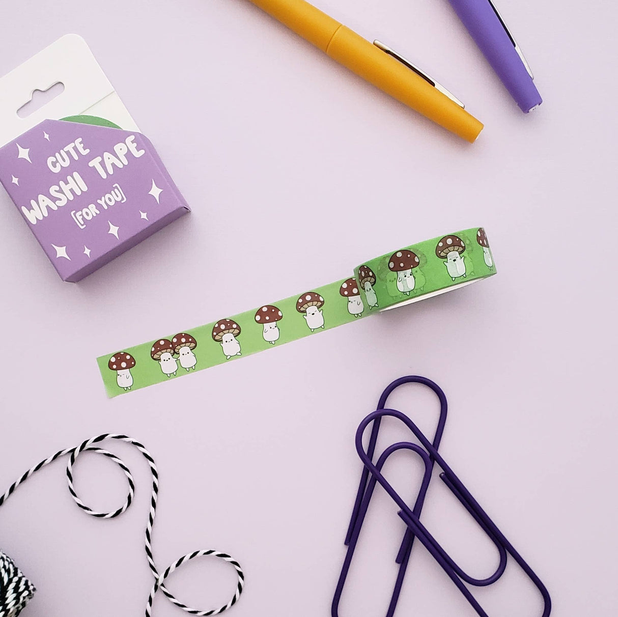 Mushroom Folk Washi Tape