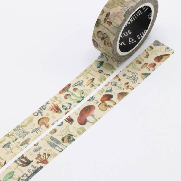 Here's a roll of Mushrooms Washi Tape adorned with some of your favorite fungi.