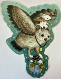 Mystic Owl Vinyl Sticker