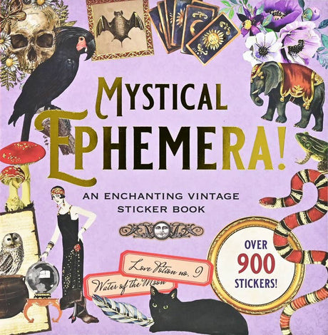 Peter Pauper Press Mystical Ephemera! An Enchanting Vintage Sticker Book