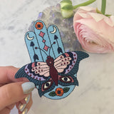 Mystical Hamsa - Butterfly Patch