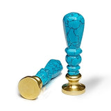 Faux Stone Handles Turquoise (Handle only)