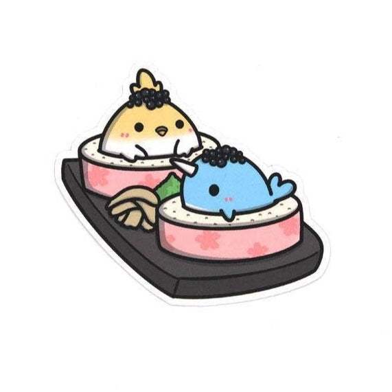 Sushi Vinyl Sticker Narnar & Chichi Soy