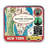 New York Vintage Stickers Tin Cavallini & Co.