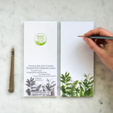 Greenery with Anemone Note Pad