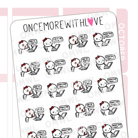 Pegatina M1168 para compras de pánico