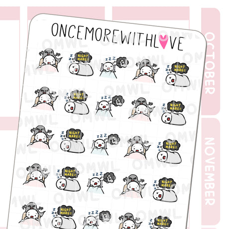 Pegatina de pesadillas M1176